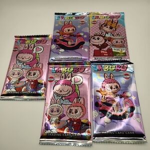 LABUBU Trading Cards 5 Pack Bundle